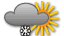 nubi irregolari con rovesci di neve