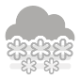 Neve forte e nebbia