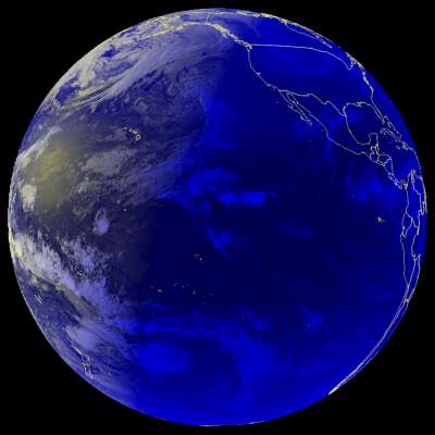 Satellite Oceano Pacifico