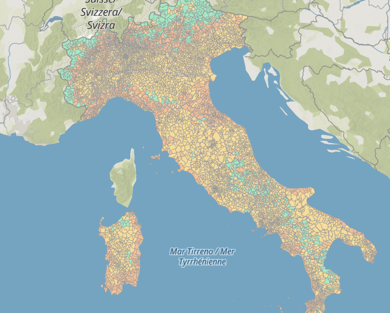 Livello parassiti Veneto